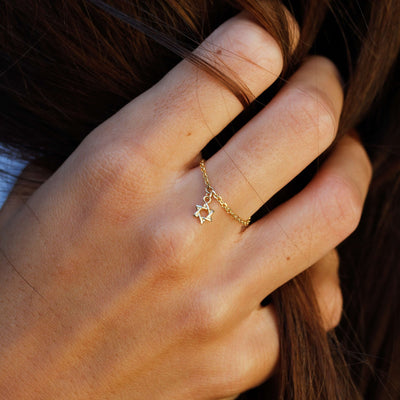 Tiny Lily Forever Ring 14K Gold Rings