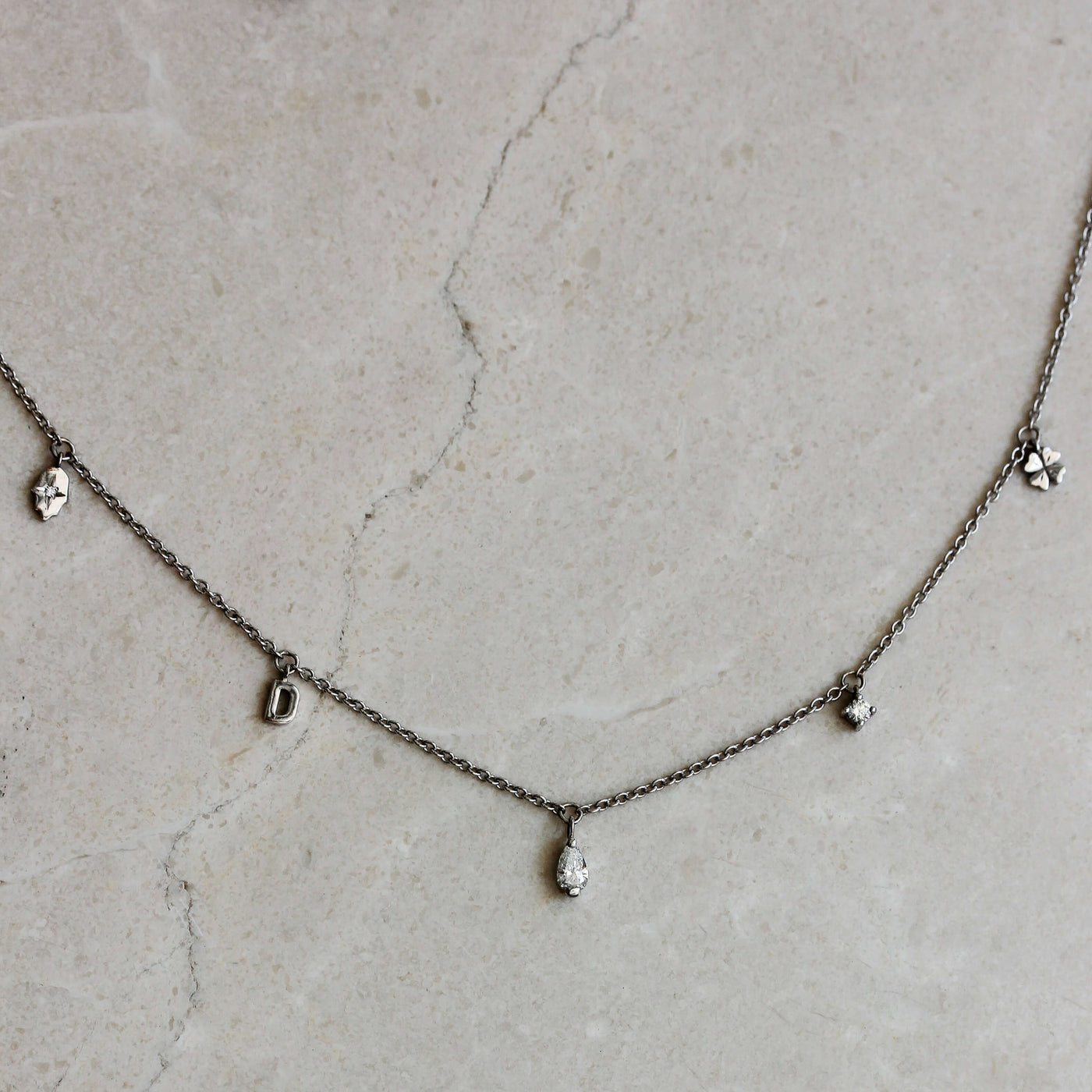 Persona Necklace White 14k Gold Necklaces