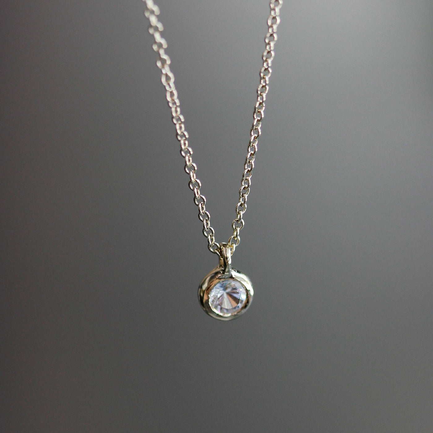 Birthstone Necklace 14K Gold Necklaces 