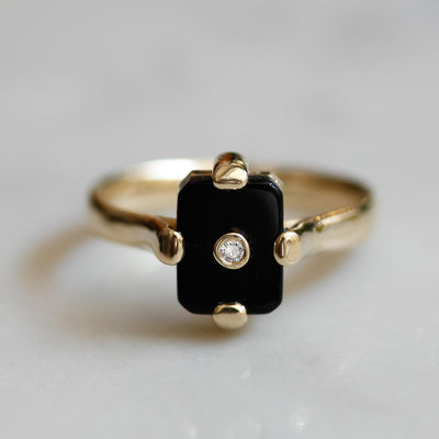 Midnight Ring 14K Yellow Gold Rings 