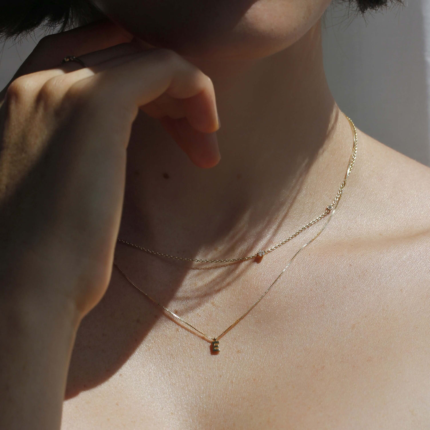 Letter Necklace 14k Gold Necklaces
