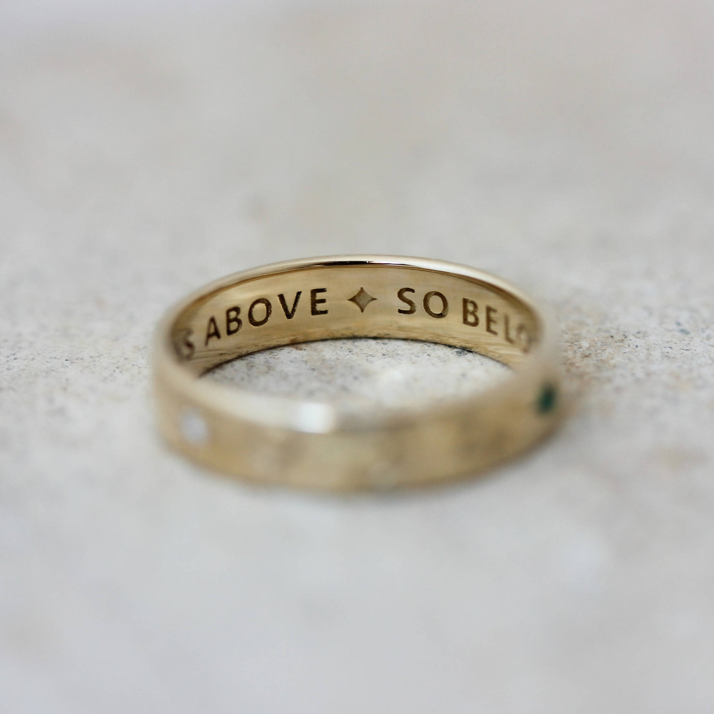 Cosmos Ring 14k Gold Rings