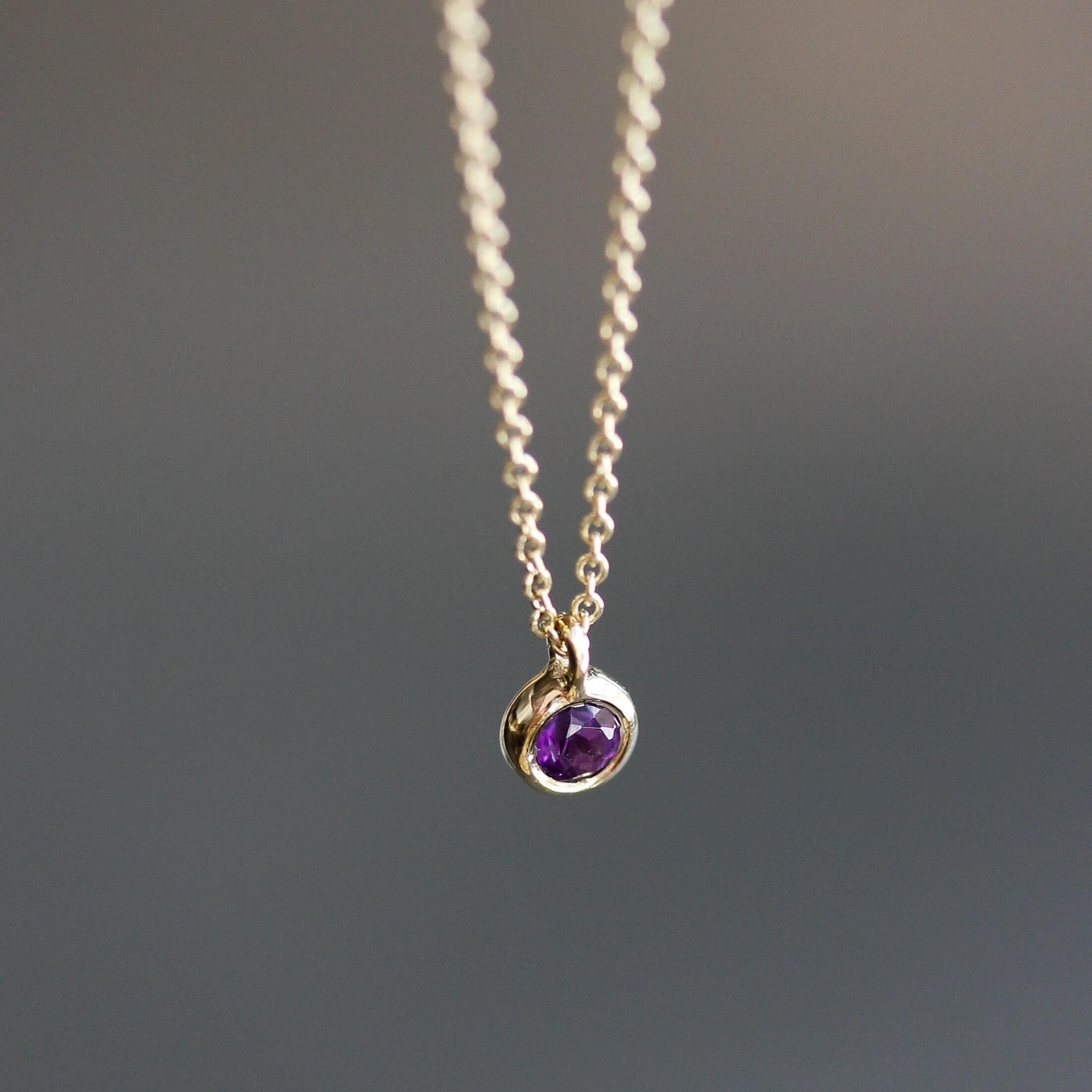 Birthstone Necklace 14K Gold Necklaces 