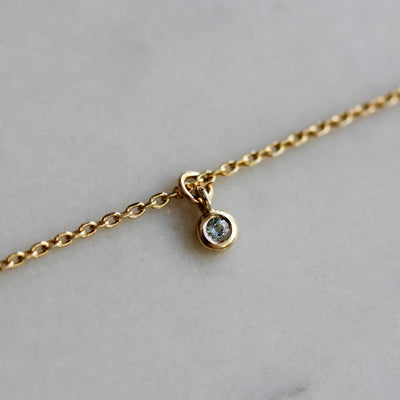 Birthstone Pendant Forever Bracelet 14K Gold Necklaces 