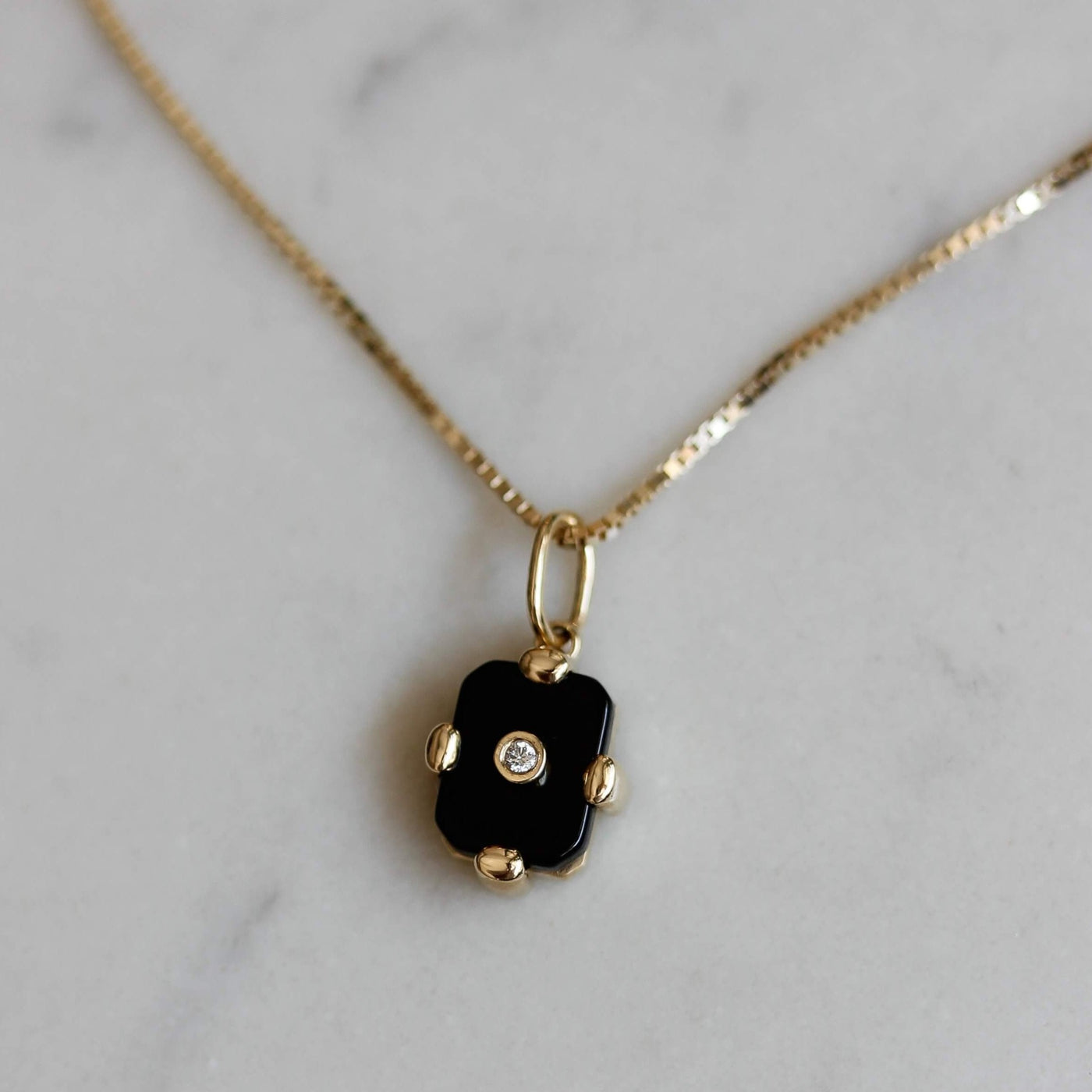 Midnight Necklace 14K Yellow Gold Necklaces 