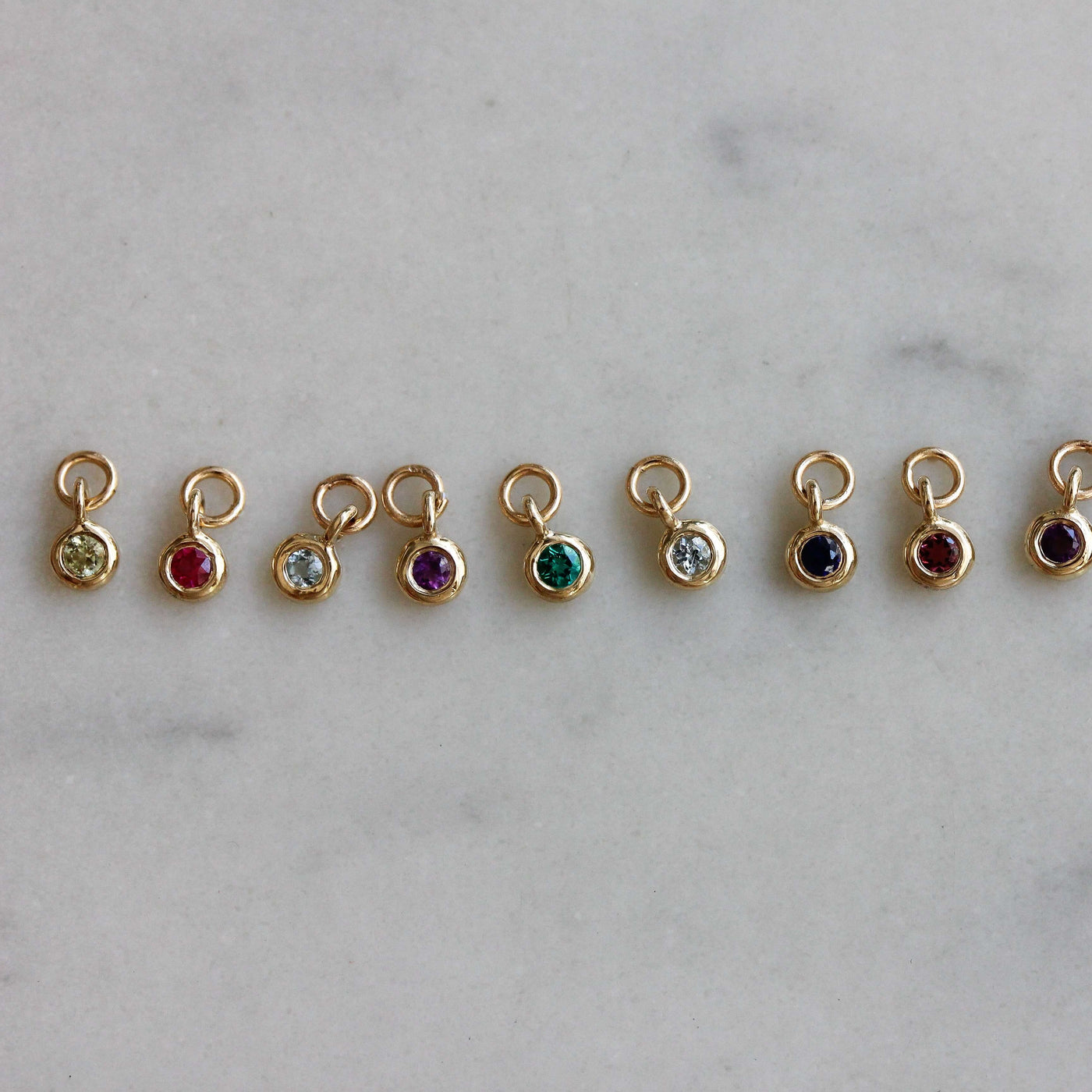 Birthstone Pendant Forever Bracelet 14K Gold Necklaces 