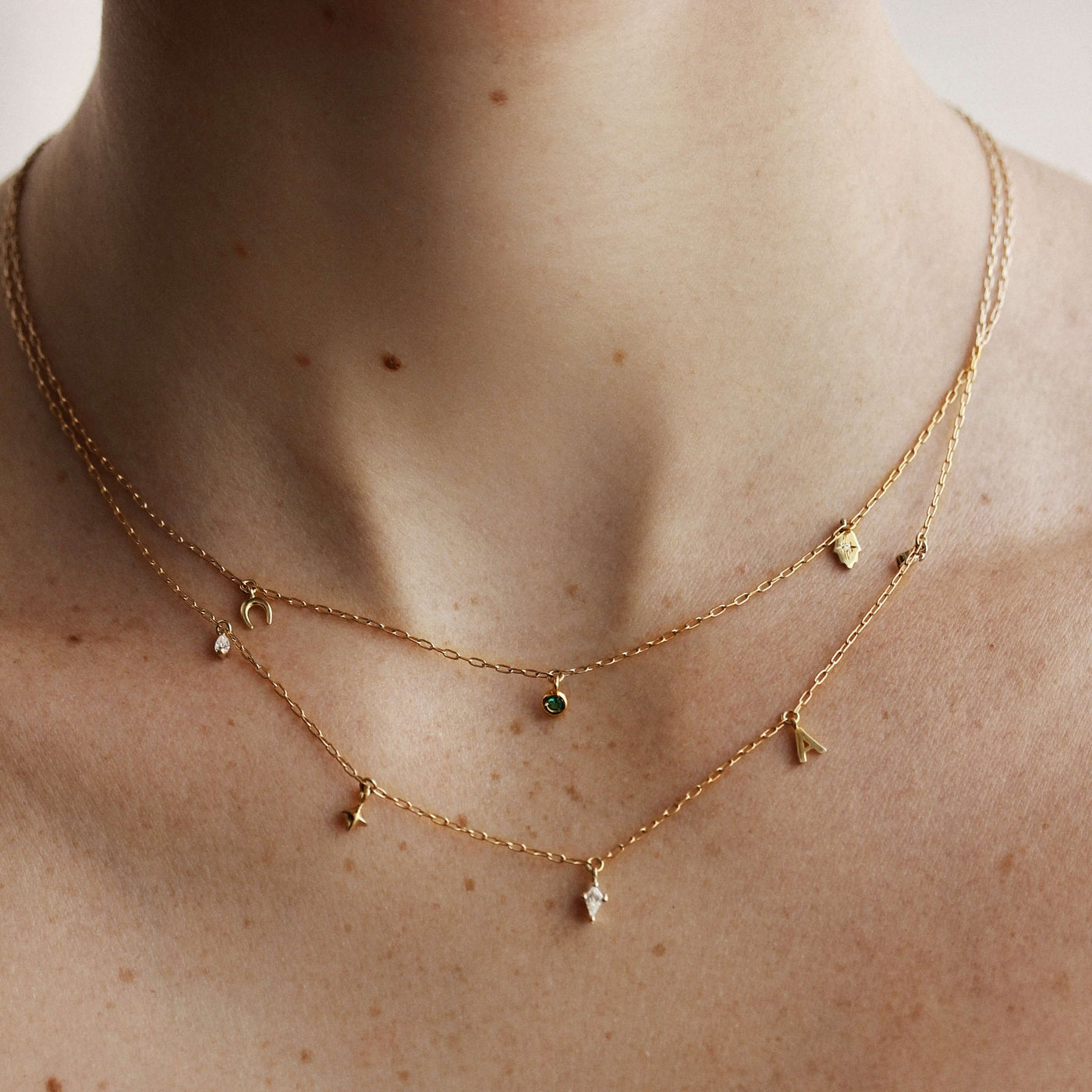 Vik Pendant 14k Gold Necklaces