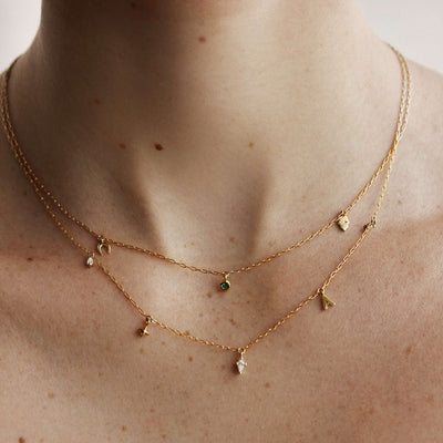 Vik Pendant 14k Gold Necklaces