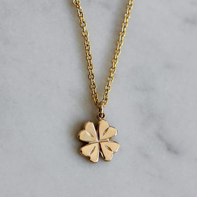 Clover Necklace Pendant 14k Gold Necklaces