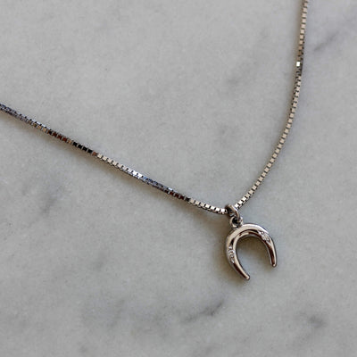 Horseshoe Necklace Pendant 14K Gold Necklaces