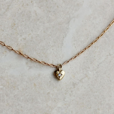 Tom Heart Necklace 14k Gold Necklaces