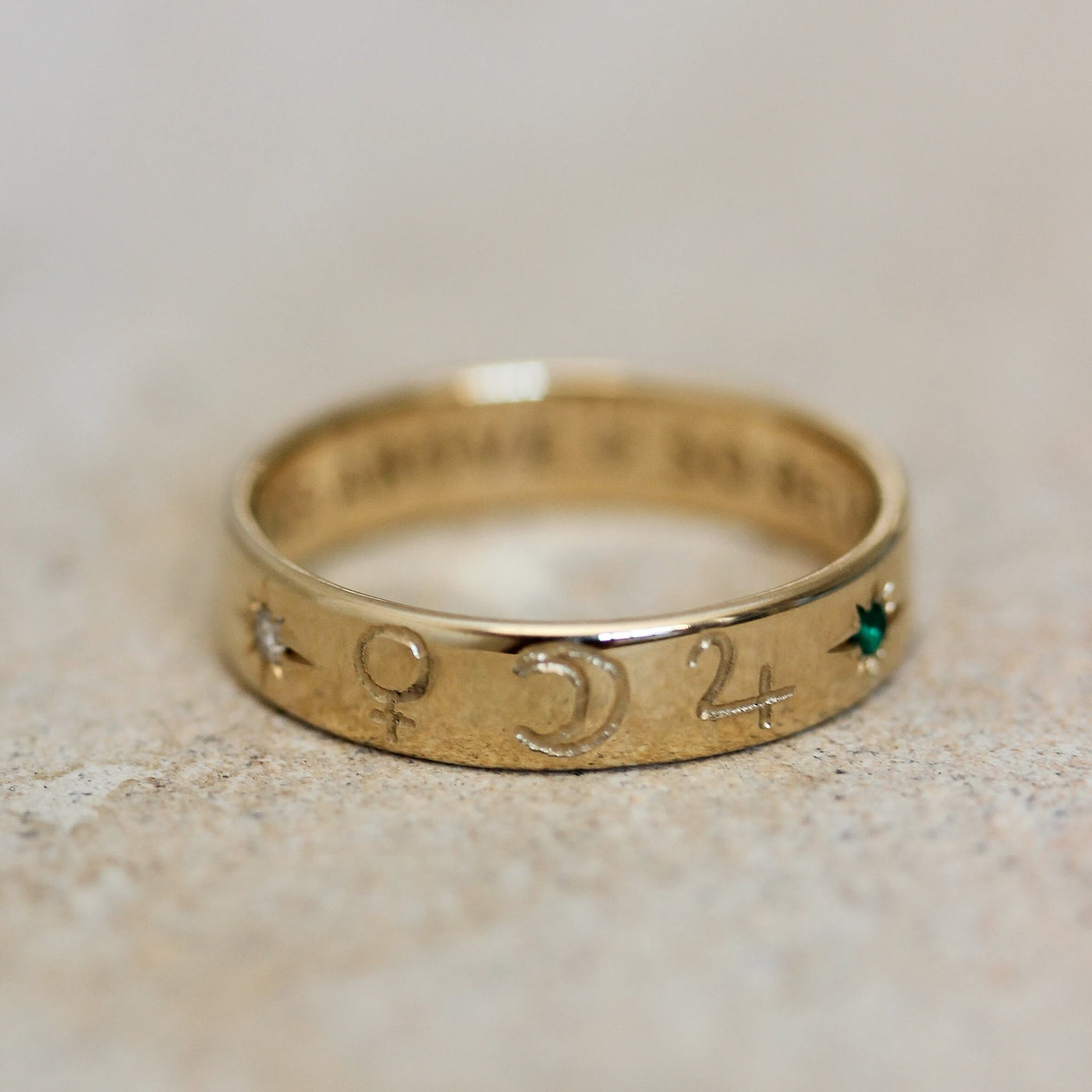 Cosmos Ring 14k Gold Rings