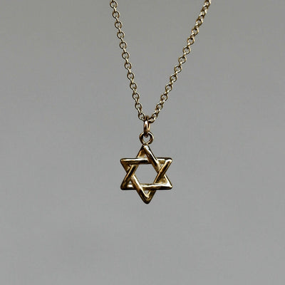 Star Of David Necklace Pendant 14k Gold Necklaces