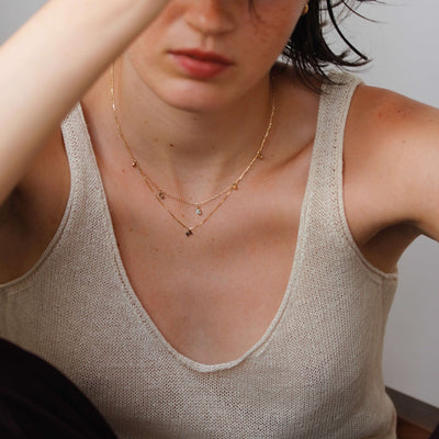 Letter Necklace 14k Gold Necklaces