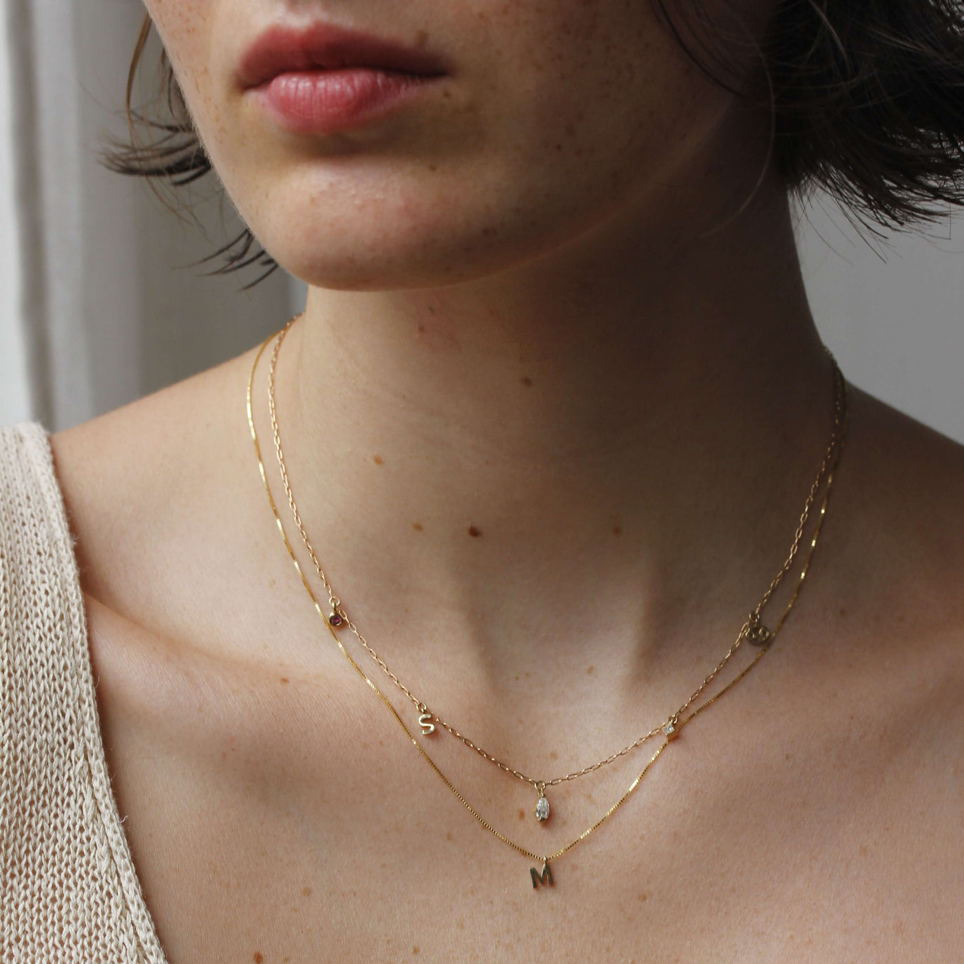 Sahara Pendant Large 14k Gold Necklaces