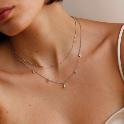 Persona Necklace White 14k Gold Necklaces