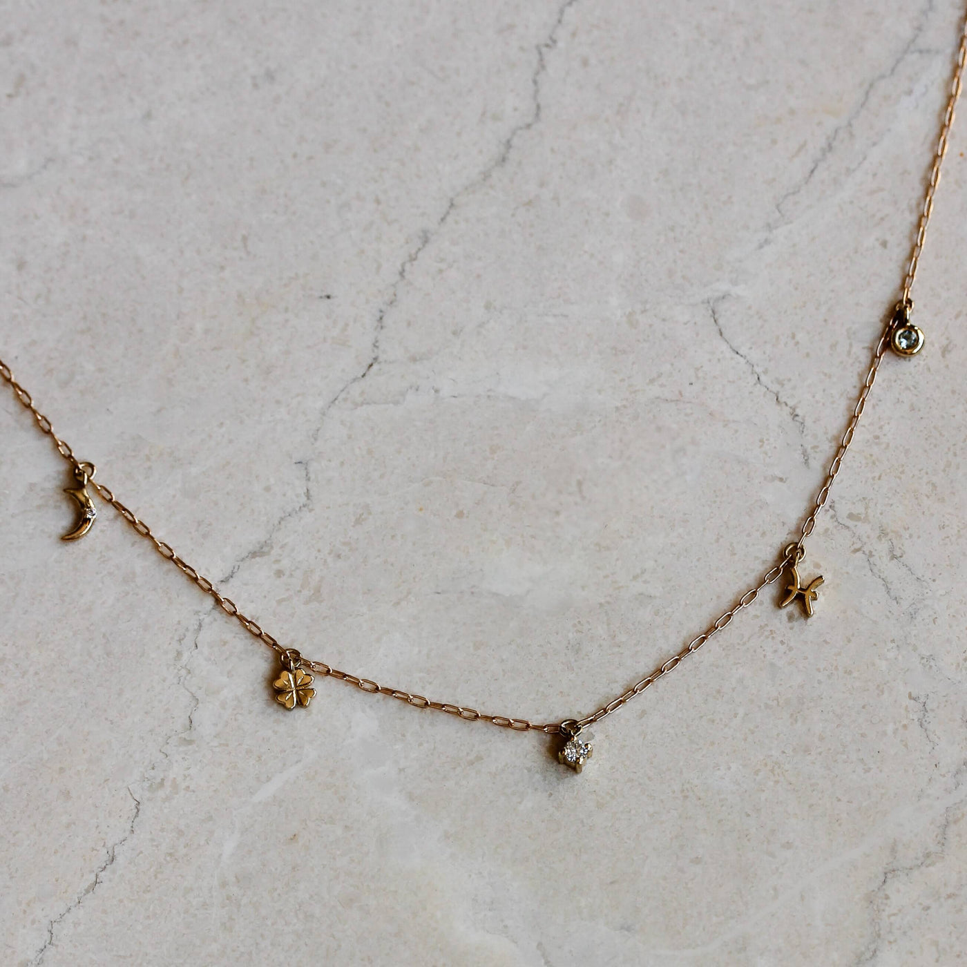 Nevada Pendant Large 14k Gold Necklaces