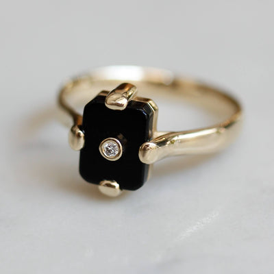 Midnight Ring 14K Yellow Gold Rings 