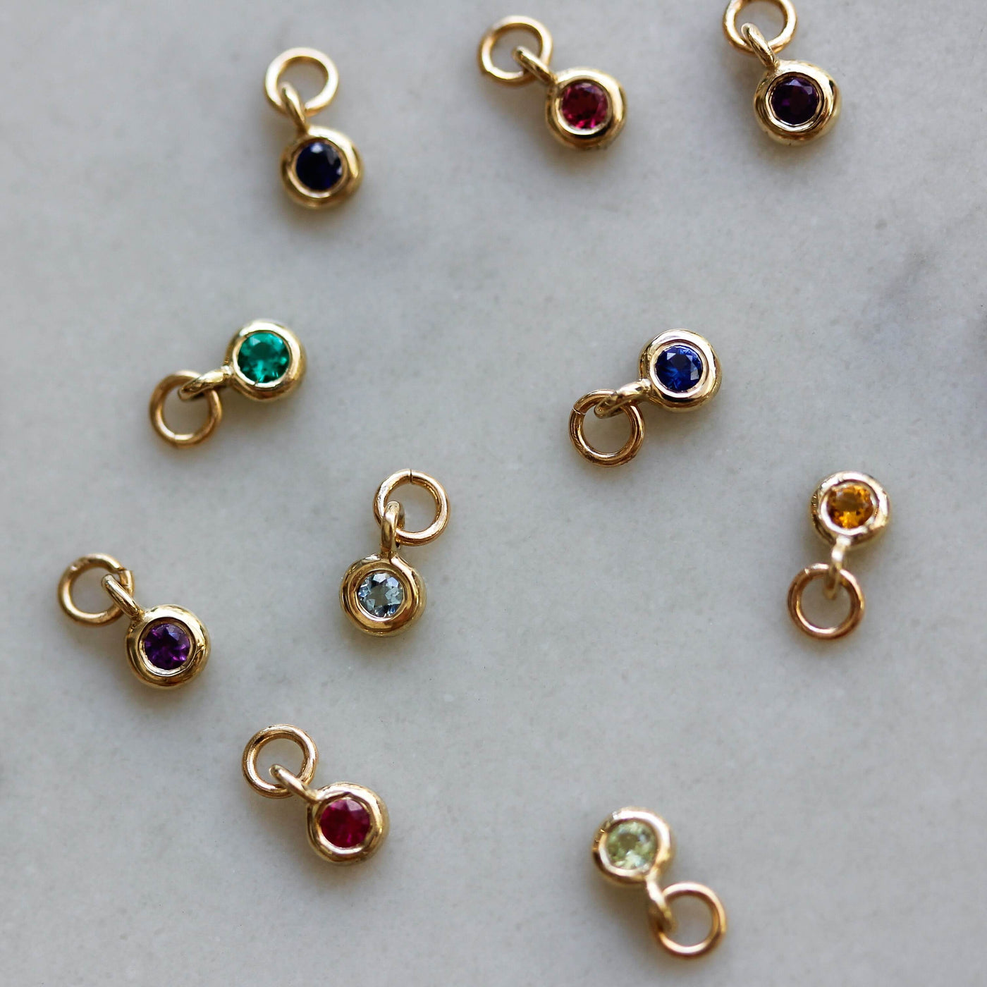 Birthstone Pendant Forever Bracelet 14K Gold Necklaces 