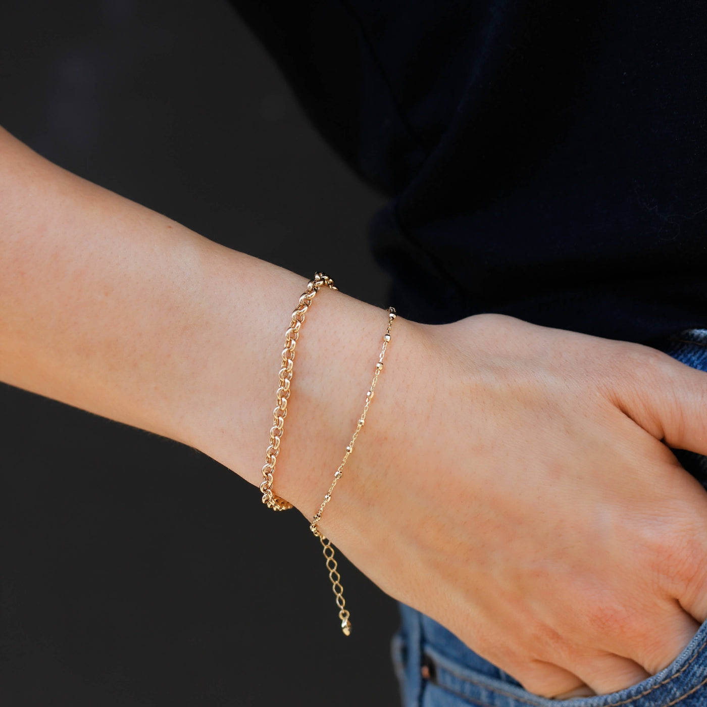 may bracelet 14k gold Bracelets