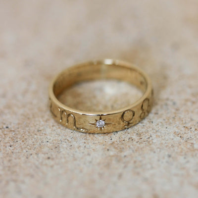 Cosmos Ring 14k Gold Rings