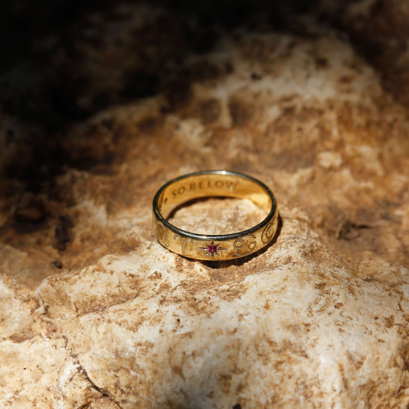 Cosmos Ring 14k Gold Rings