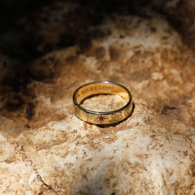 Cosmos Ring 14k Gold Rings