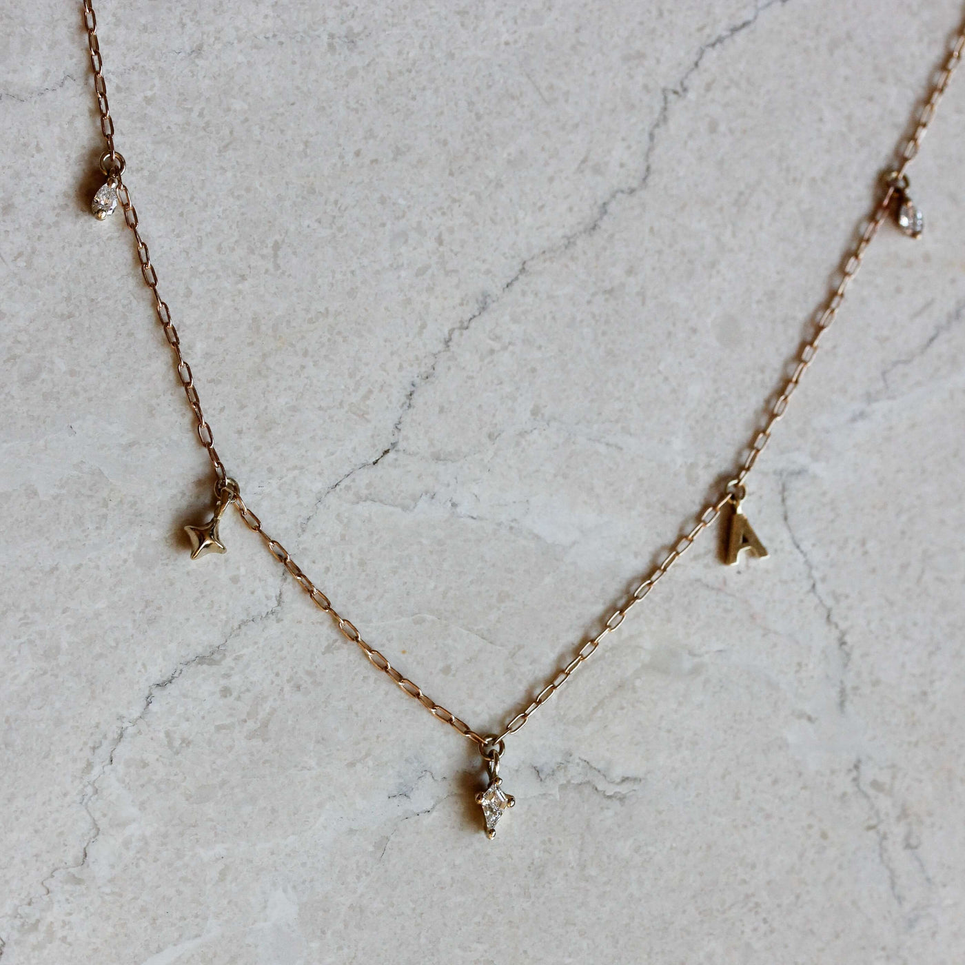 Sahara Pendant Small 14k Gold Necklaces