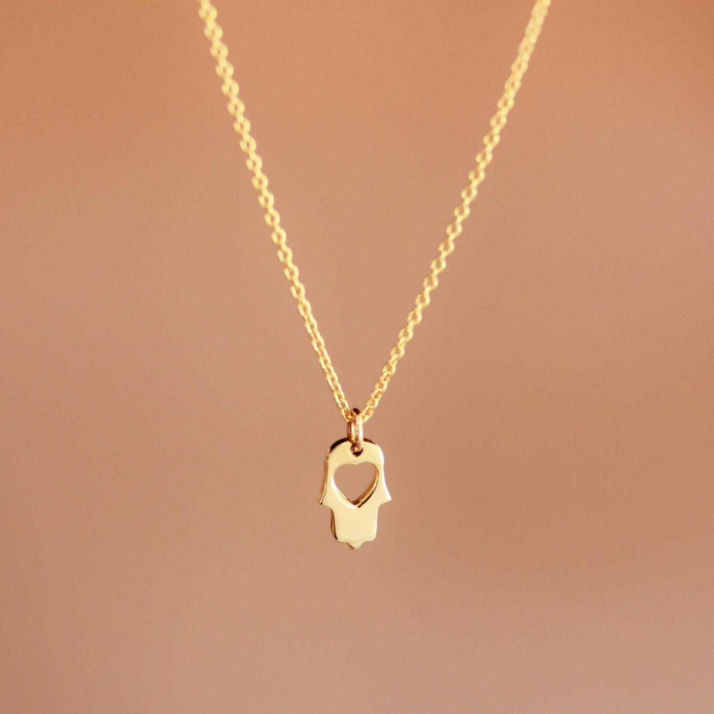 Hamsa Pendant 14k Gold Necklaces