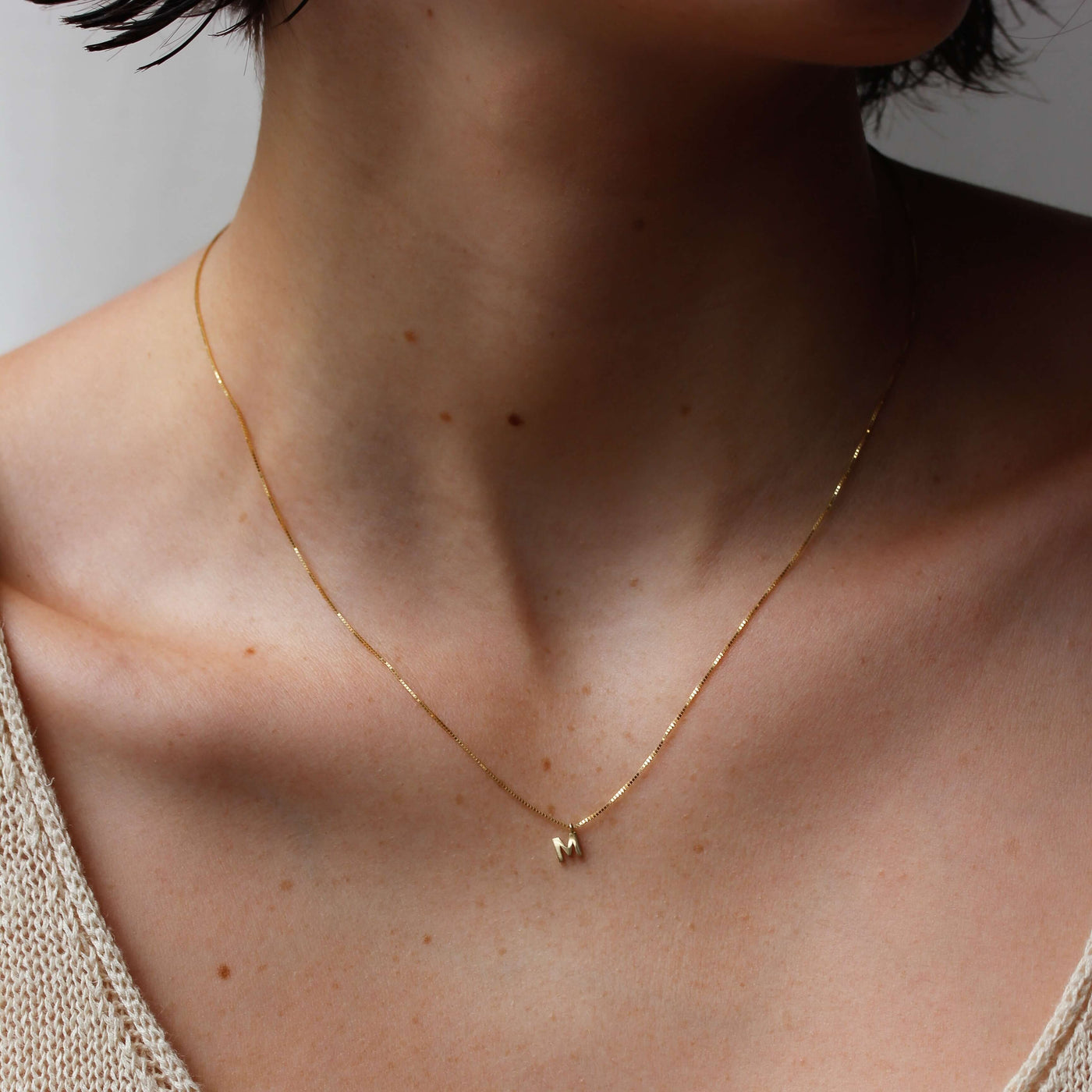 Letter Necklace 14k Gold Necklaces