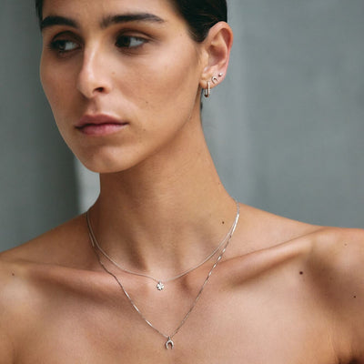 Horseshoe Necklace Pendant 14K Gold Necklaces