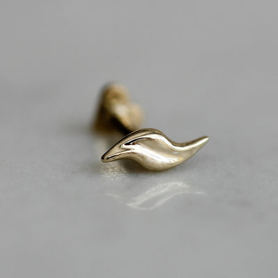 Flama Piercing Earring 14K Gold Earrings 