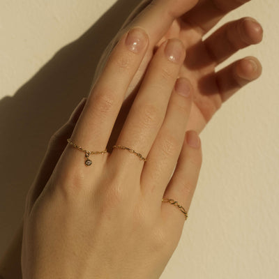 Tiny Fiby Forever Ring 14K Gold Rings