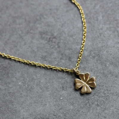 Clover Necklace 14K Gold Necklaces 