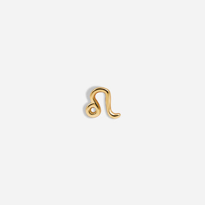 Zodiac Sign Earrings 14K Gold Earrings 14K Yellow