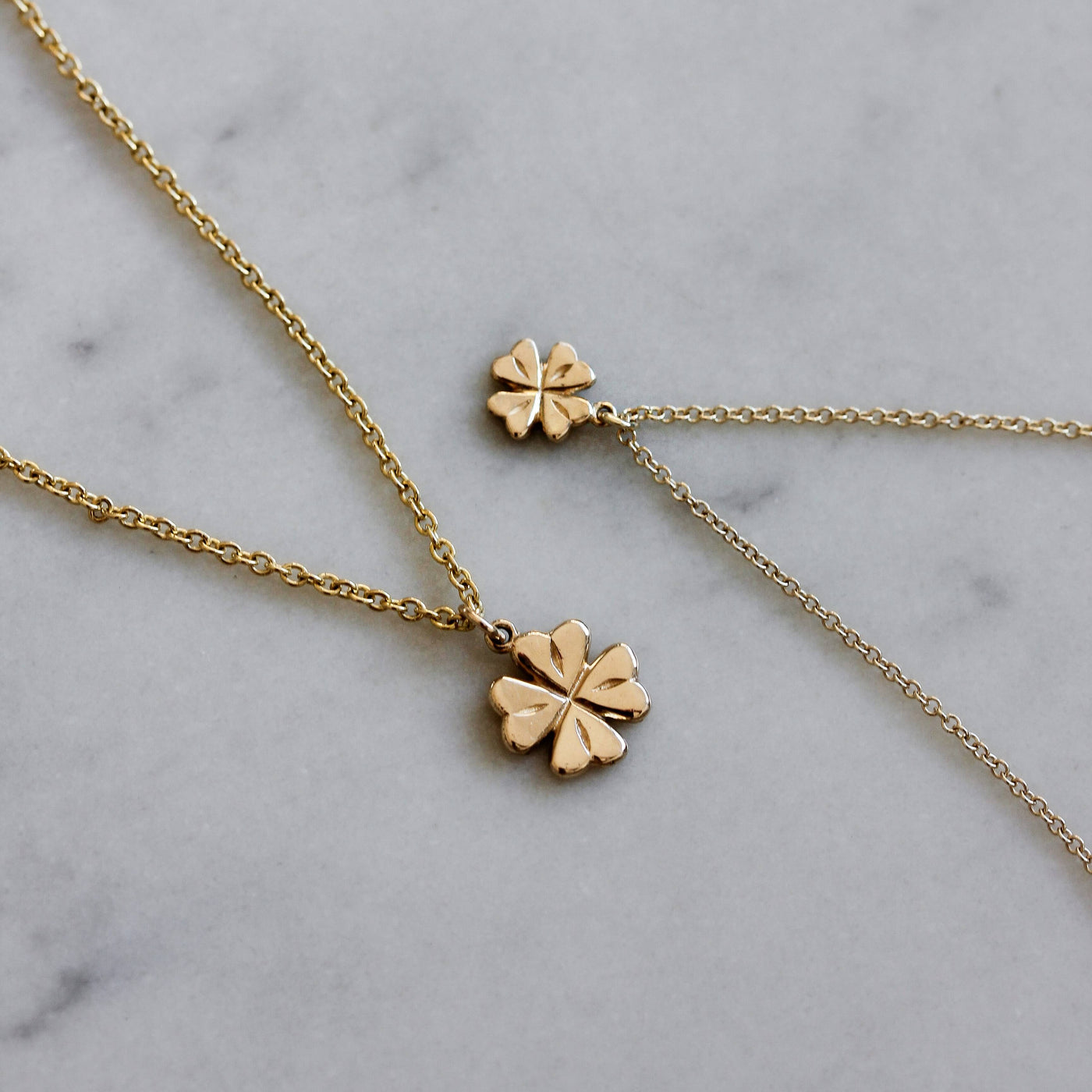 Clover Necklace 14K Gold Necklaces 