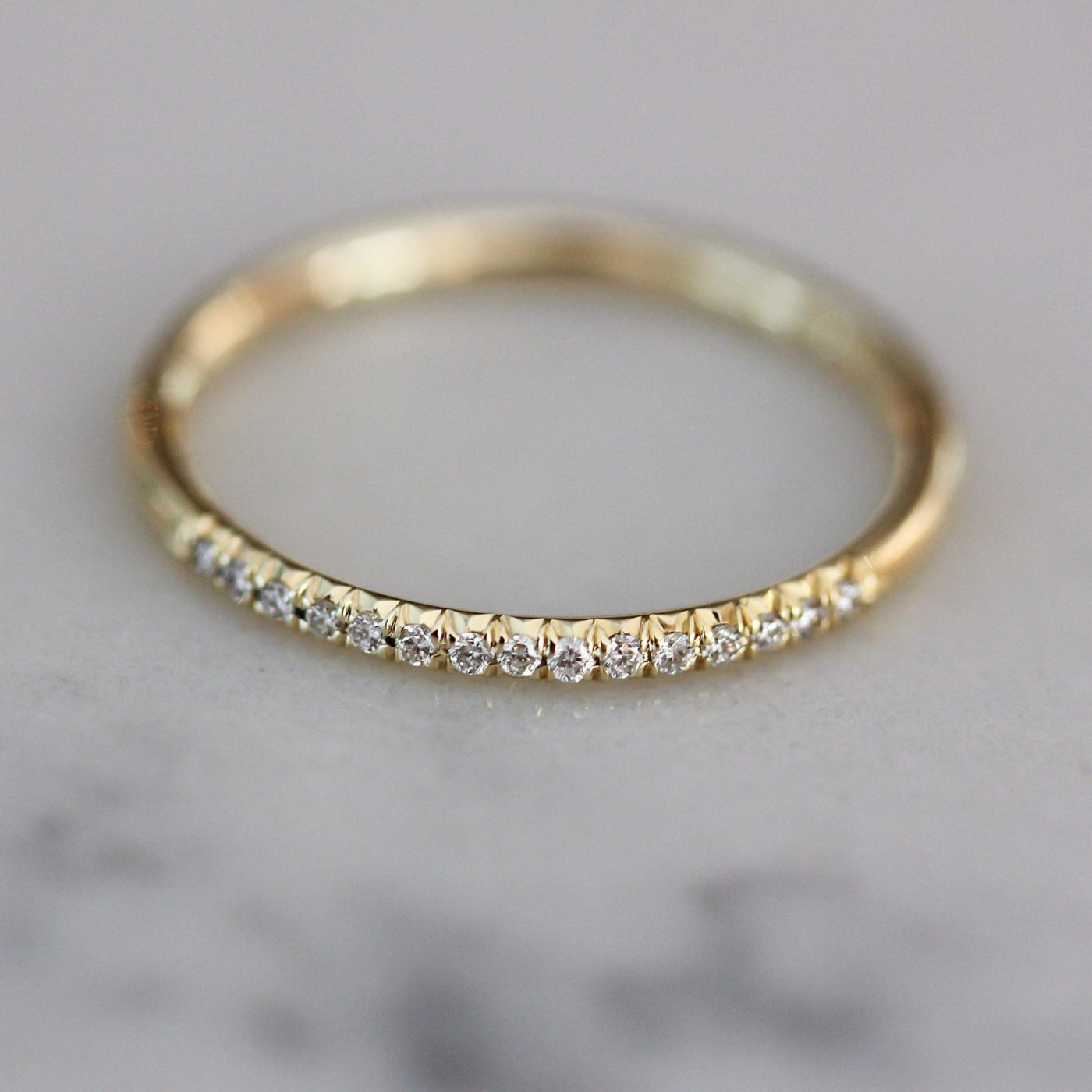 Ashley Ring 14K Rose Gold White Diamonds Rings 