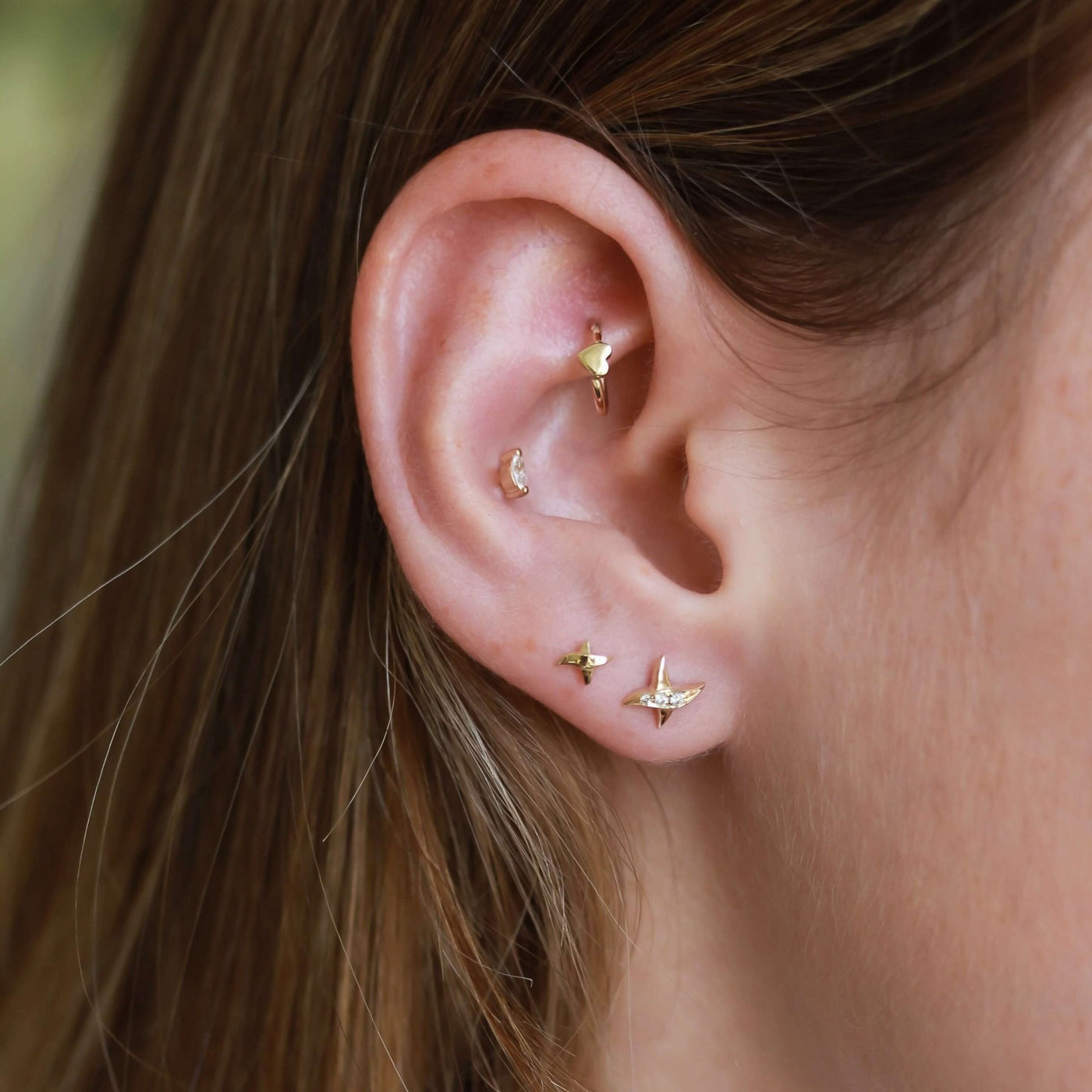 Ivy Earring 14K Gold Earrings 