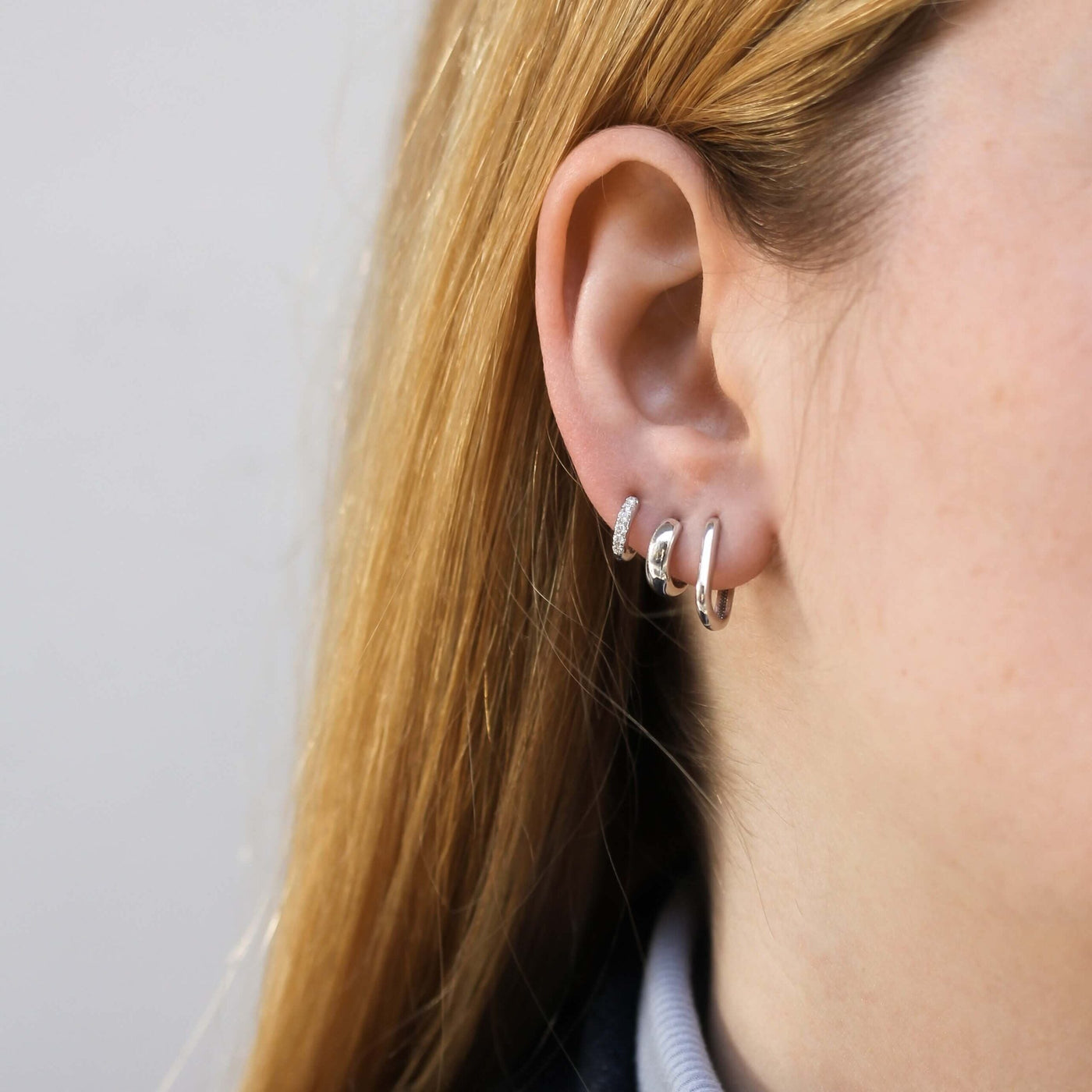 Chunky Kelly Hoop Earring 14K Earrings 