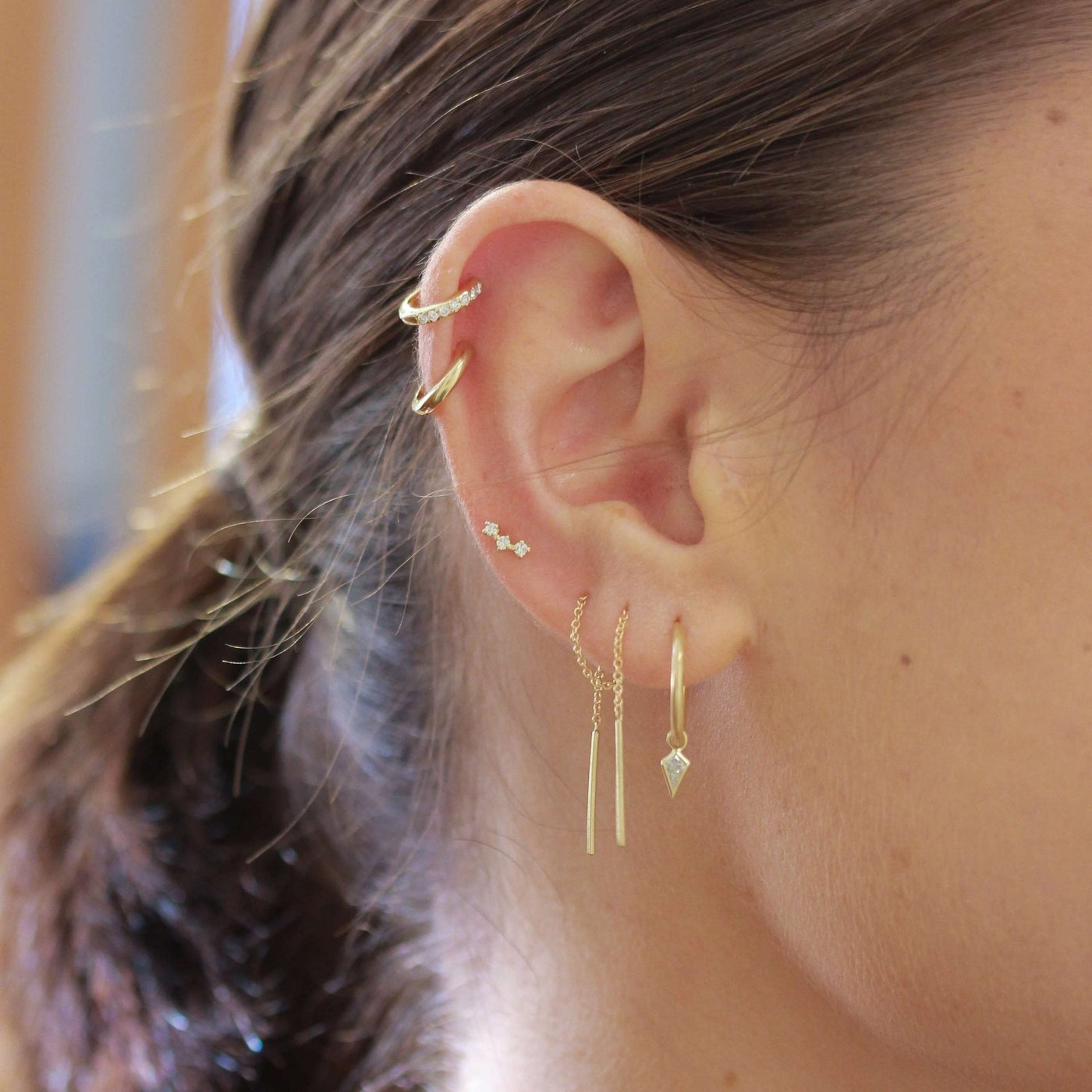 Miley Earring 14K Gold Earrings 