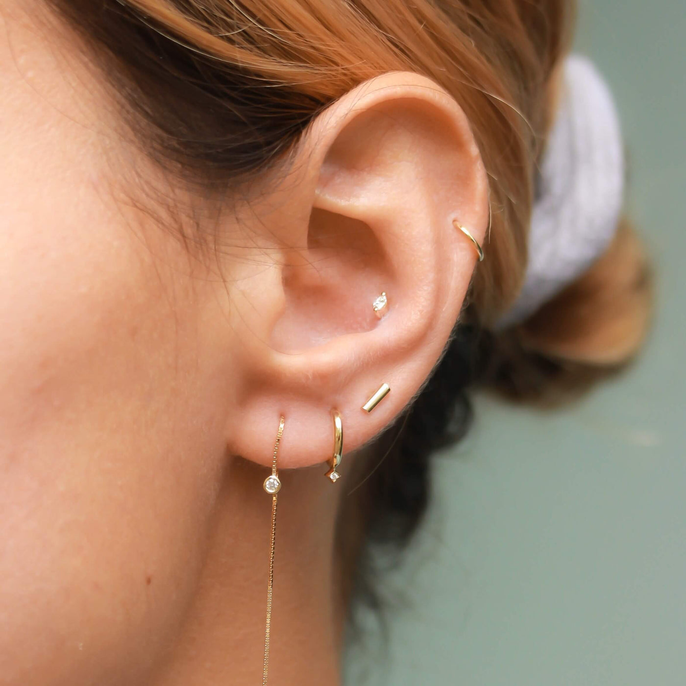 Small Star Ashley Earring 14K Gold Earrings 