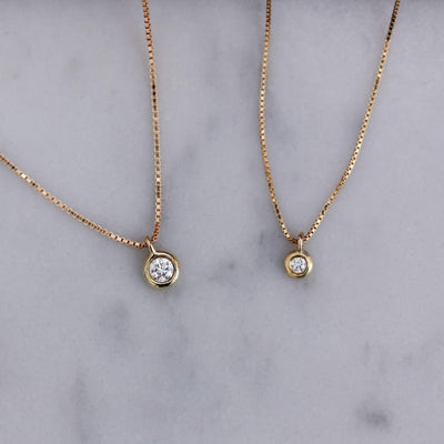 Large Wendy Necklace 14K Gold Necklaces 
