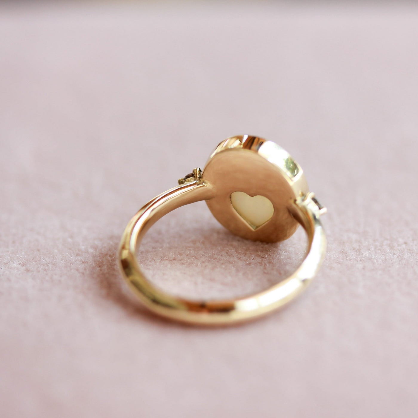 Big Rainbow Ring 14K Gold Rings 