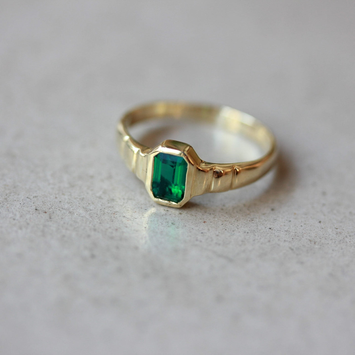 Thomas Ring 14K Gold Emerald Rings 