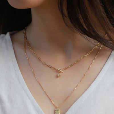 Big Ocean Necklace 14K Gold Necklaces 