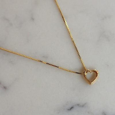 New Heart Necklace 14K Gold Necklaces 