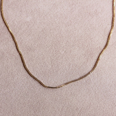 Plain Sophie Necklace 14K Gold Necklaces 