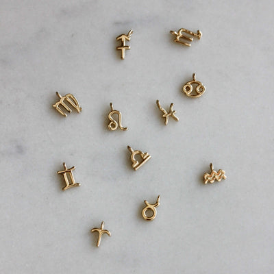 Zodiac Sign Pendant Forever Bracelet 14K Gold Bracelets 