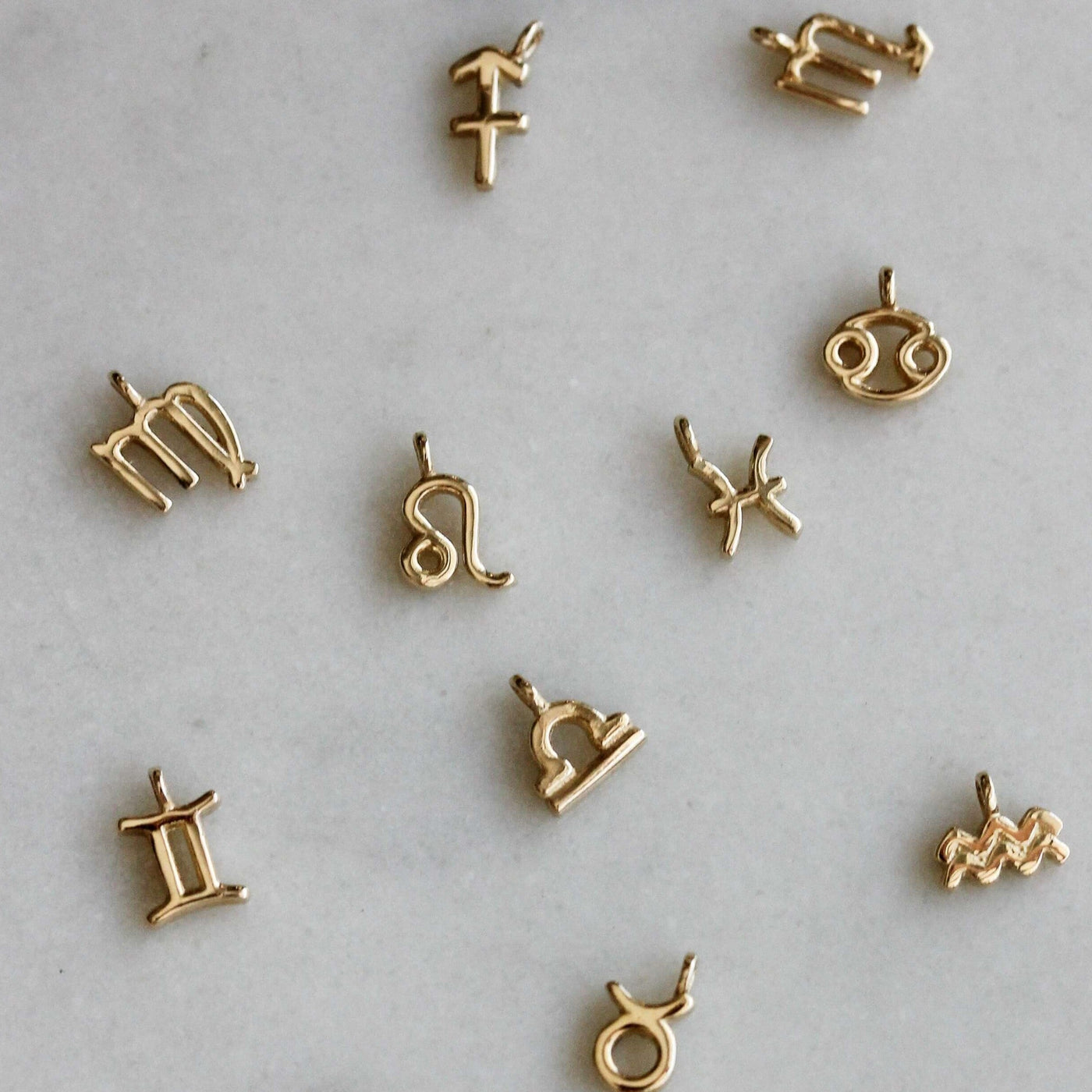 Zodiac Sign Necklace 14K Gold Necklaces 