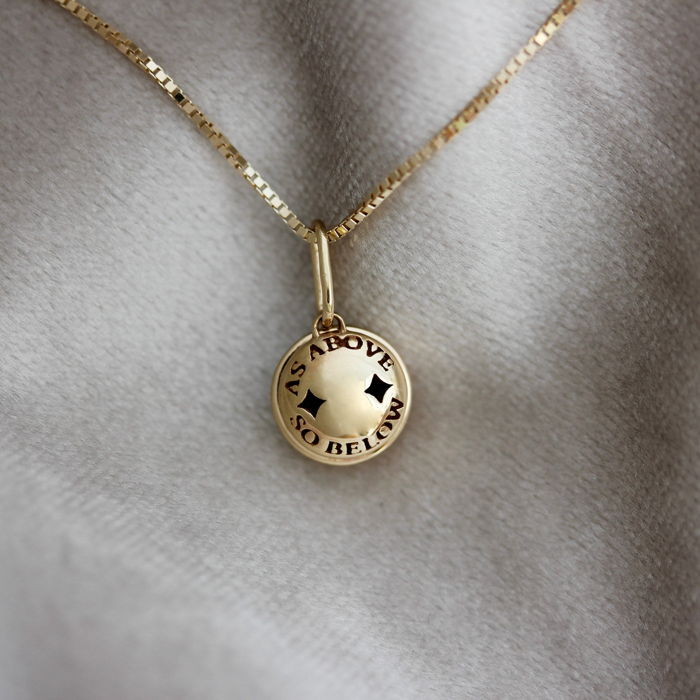 Cosmos Pendant 14K Gold Necklaces 